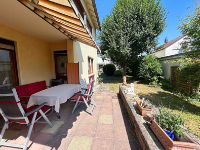 Südterrasse mit Markise