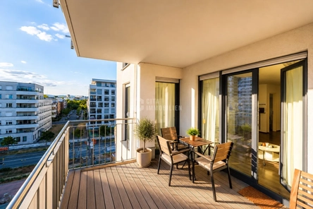 Balkon mit Sitzbereich