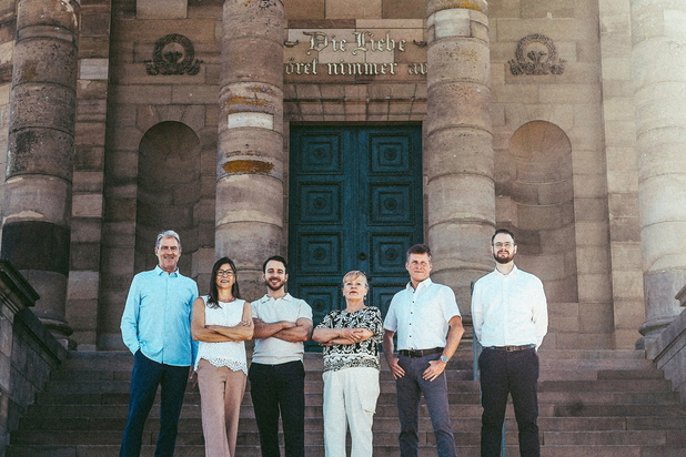 Das Team von der Volksbank am Württemberg