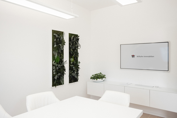 Meeting-Raum im Büro von Willuhn Immobilien.